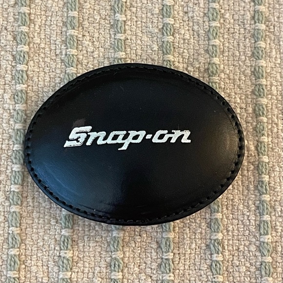 Snap On Other - Snap-on Black Leather Belt Buckle - Men’s